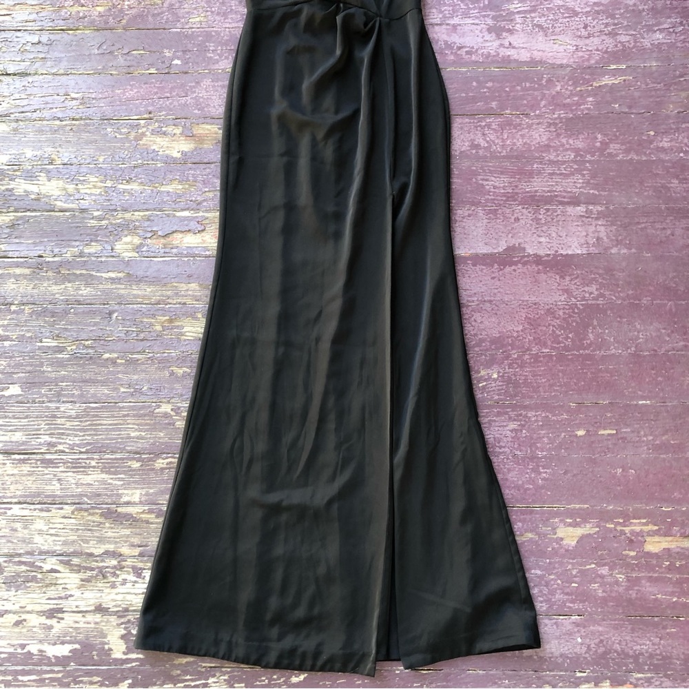 NBD Black Maxi Dress with Twist Front - Picture 3 of 12